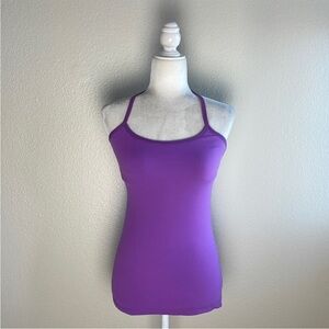 BEYOND YOGA SLIM RACERBACK TANK - purple plum - sz Small